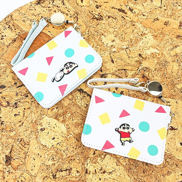 クレヨンしんちゃん オープンパスケース (グリーン) 定期入れ