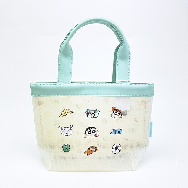 クレヨンしんちゃん メッシュトートバッグ (アイボリー)