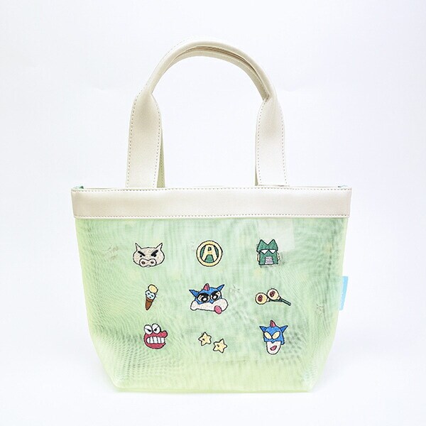 クレヨンしんちゃん メッシュトートバッグ (グリーン)