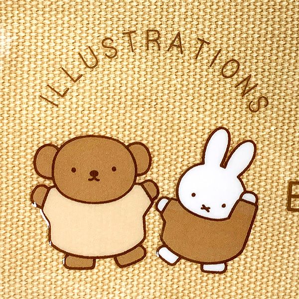 ミッフィー 口金ポーチ BR クリアワンポイントシリーズ miffy ブラウン