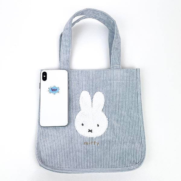 ミッフィー miffy ふわもこワッペンシリーズ ミニトートバッグ ランチ