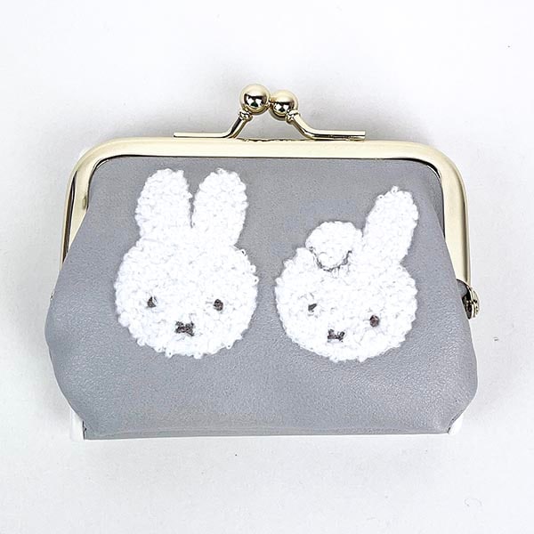 ミッフィー　文庫財布　新品　がま口 dショッピング |ミッフィー miffy ミッフィー＆ダーン がま口財布