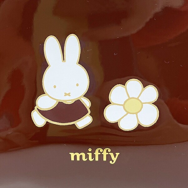 ミッフィー miffy エナメルポーチ (ブラウン)