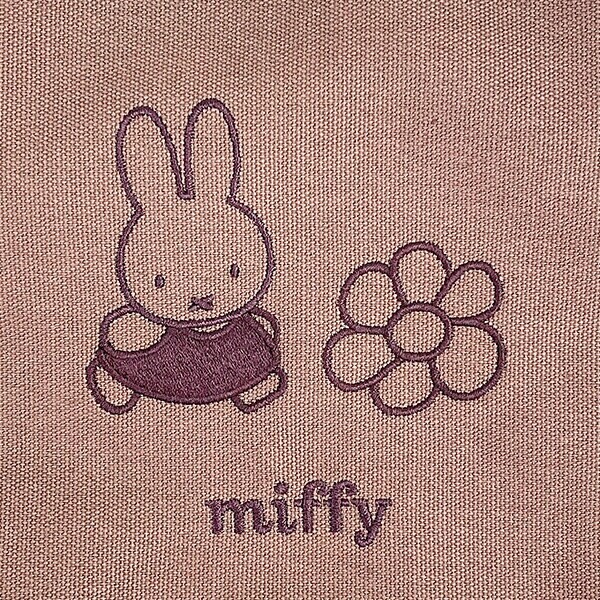 ミッフィー miffy スクエアトートバッグ (ブラウン)