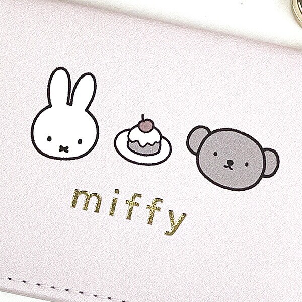 ミッフィー miffy オープンパスケース スイーツ ピンク 定期入れ ICカードケース