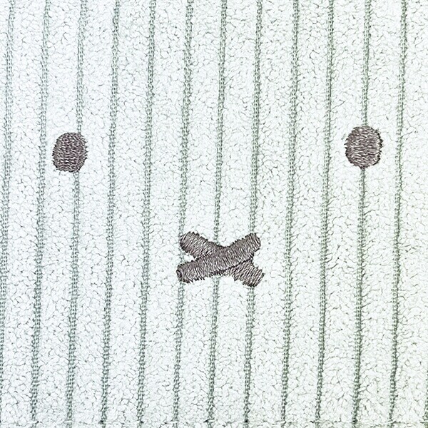 ミッフィー miffy 2つ折りパスケース おかおコーデュロイシリーズ (グレー)