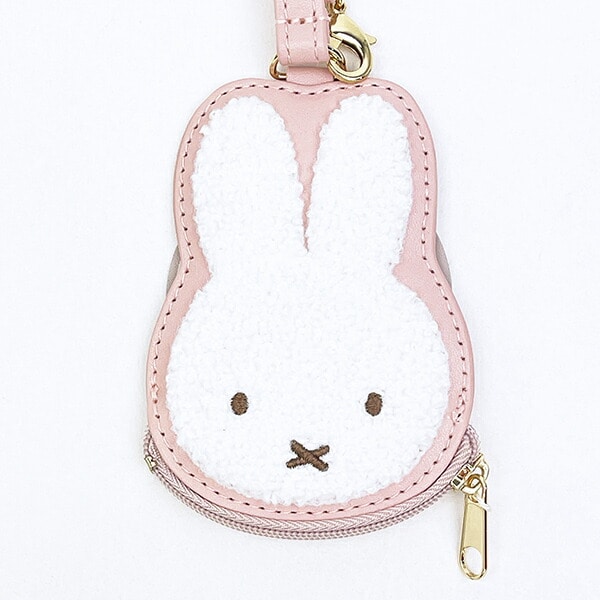 ミッフィー miffy おかおサガラミニポーチ (ピンク)