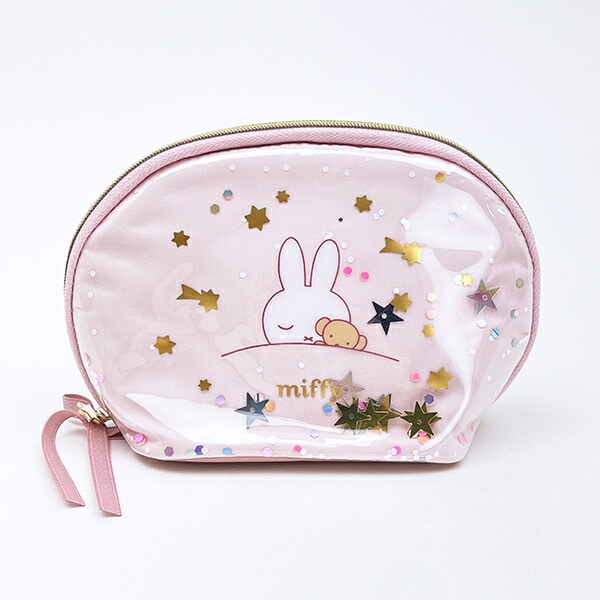 ミッフィー miffy ラウンドポーチ ピンク ドリーミーシリーズ