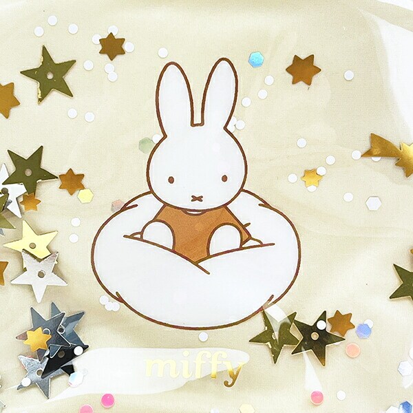 ミッフィー miffy ラウンドポーチ アイボリー ドリーミーシリーズ