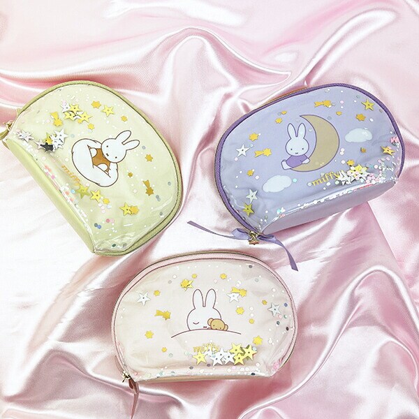 ミッフィー miffy ラウンドポーチ アイボリー ドリーミーシリーズ