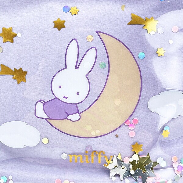 ミッフィー miffy ラウンドポーチ パープル ドリーミーシリーズ