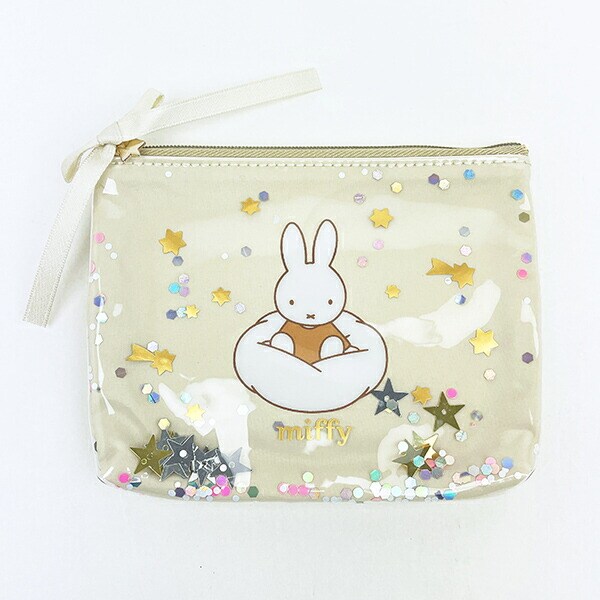 ミッフィー miffy ティッシュポーチ アイボリー ドリーミーシリーズ
