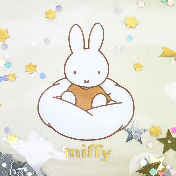 ミッフィー miffy ティッシュポーチ アイボリー ドリーミーシリーズ
