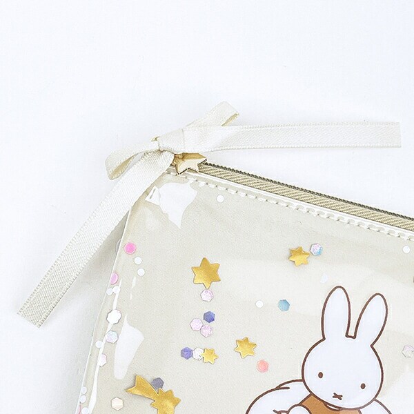 ミッフィー miffy ティッシュポーチ アイボリー ドリーミーシリーズ