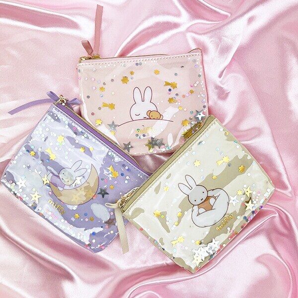 ミッフィー miffy ティッシュポーチ パープル ドリーミーシリーズ