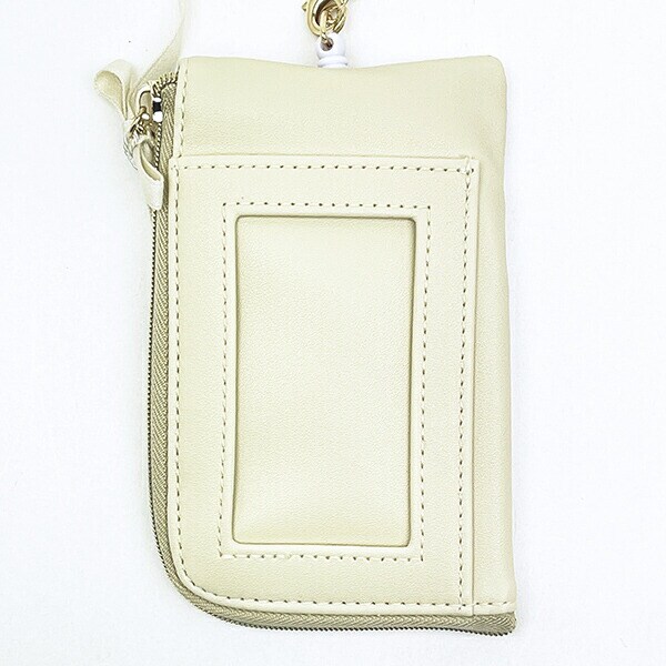 ミッフィー miffy キーパスポーチ アイボリー ドリーミーシリーズ 定期入れ