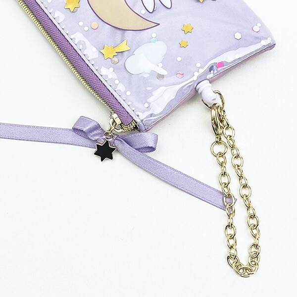 ミッフィー miffy キーパスポーチ パープル ドリーミーシリーズ 定期入れ