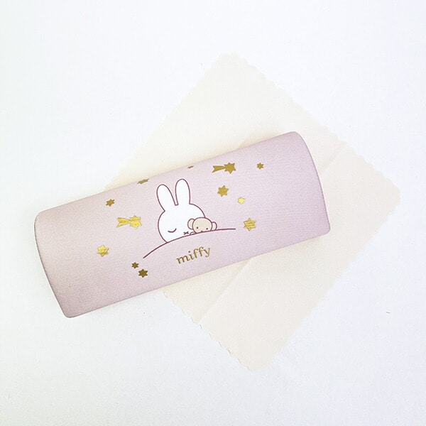 ミッフィー miffy 眼鏡ケース ピンク ドリーミーシリーズ