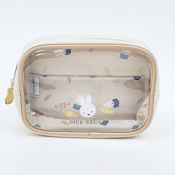 ミッフィー miffy ボックスポーチ アイボリー ドルチェシリーズ