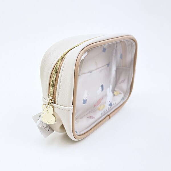 ミッフィー miffy ボックスポーチ アイボリー ドルチェシリーズ