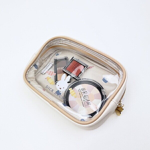 ミッフィー miffy ボックスポーチ アイボリー ドルチェシリーズ