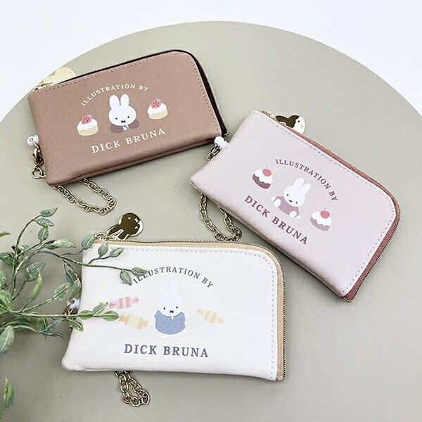 dショッピング |ミッフィー miffy キーパスポーチ ピンク ドルチェ 
