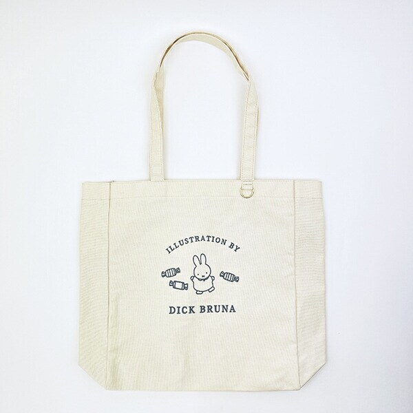 ミッフィー miffy トートバッグ アイボリー ドルチェシリーズ
