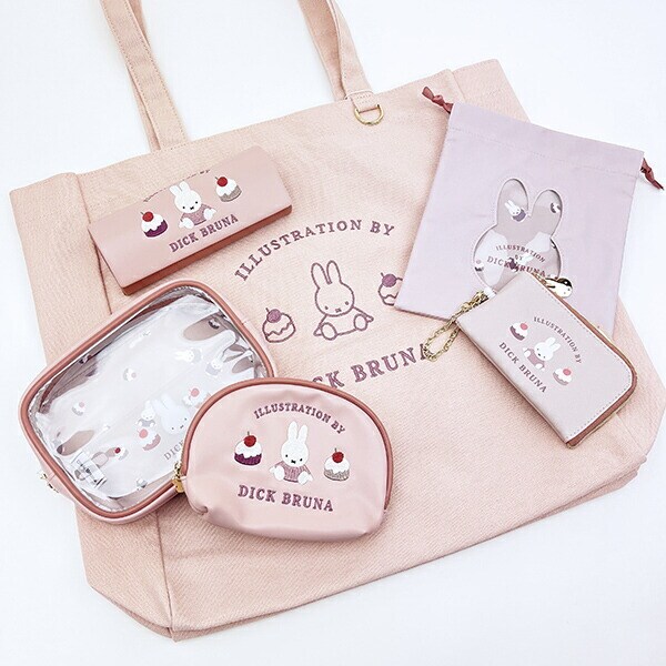 ミッフィー miffy トートバッグ ピンク ドルチェシリーズ