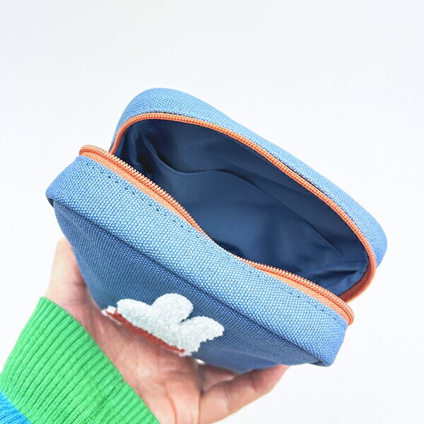 ミッフィー miffy ボックスポーチ ブルー カラフルサガラ
