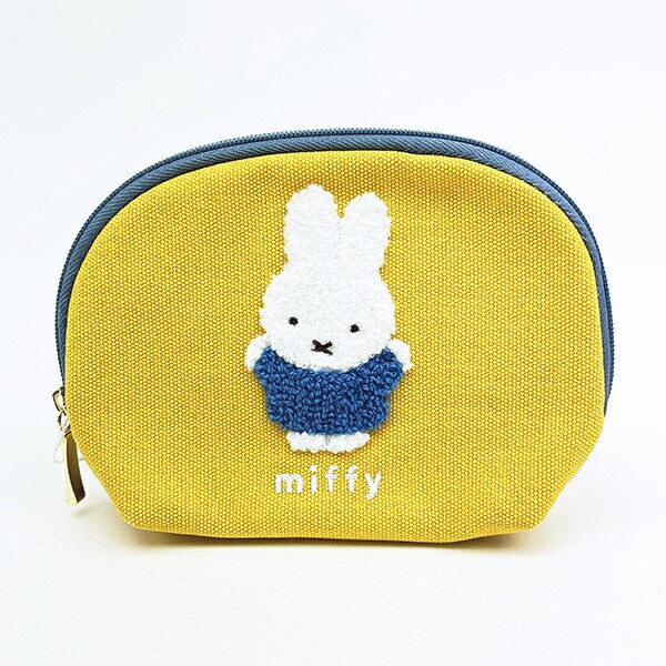 ミッフィー miffy ティッシュポーチ イエロー カラフルサガラ