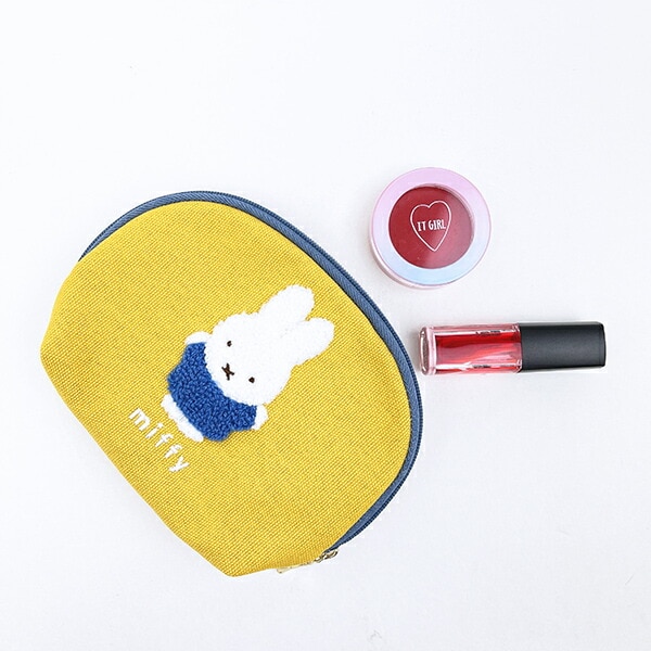 ミッフィー miffy ティッシュポーチ イエロー カラフルサガラ