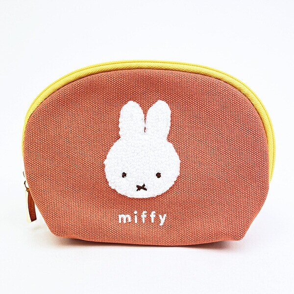 ミッフィー miffy ティッシュポーチ オレンジ カラフルサガラ