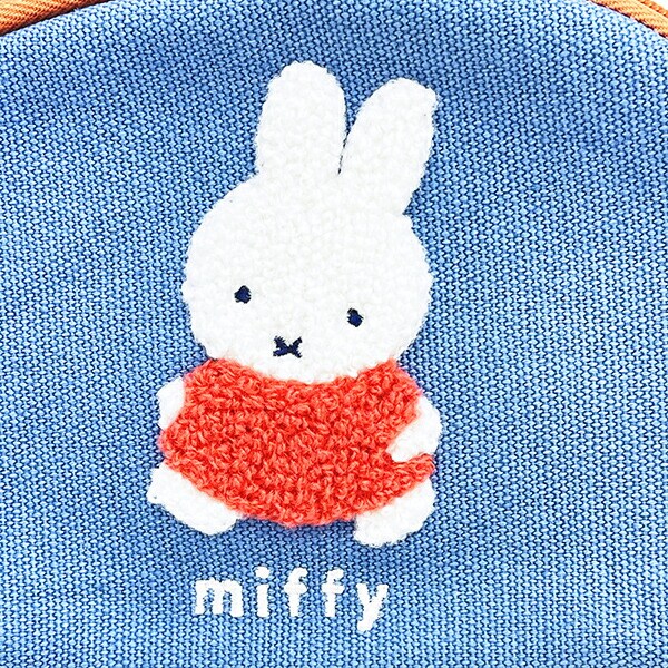 ミッフィー miffy ティッシュポーチ ブルー カラフルサガラ
