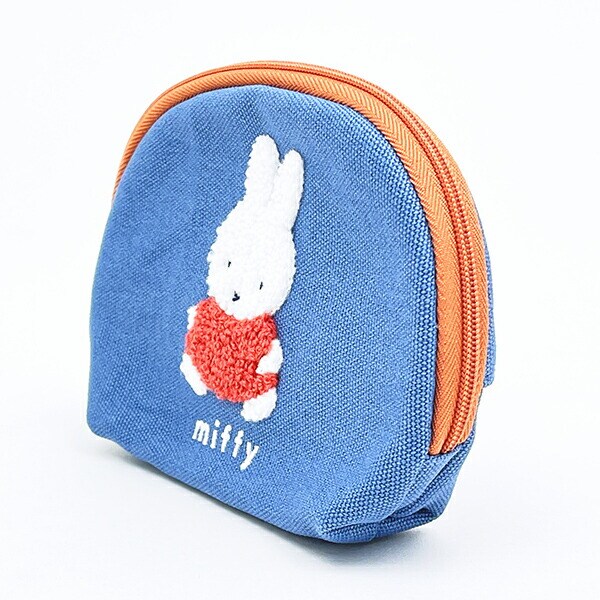 ミッフィー miffy ティッシュポーチ ブルー カラフルサガラ