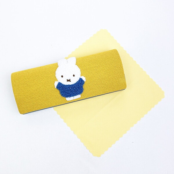 ミッフィー miffy 眼鏡ケース イエロー カラフルサガラ