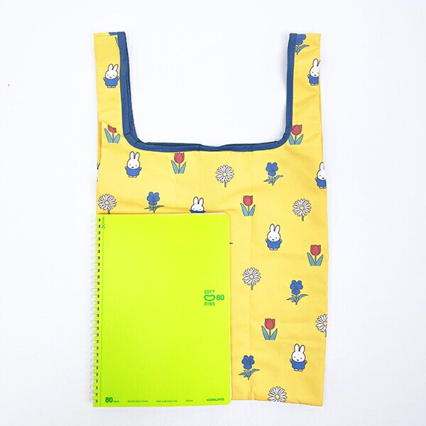 ミッフィー miffy エコバッグ イエロー カラフルサガラ