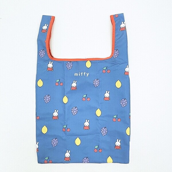 ミッフィー miffy エコバッグ ブルー カラフルサガラ