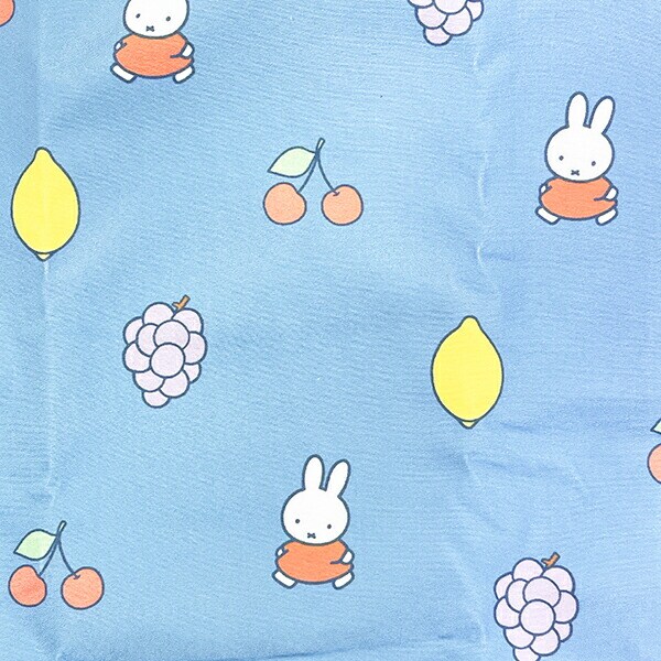 ミッフィー miffy エコバッグ ブルー カラフルサガラ