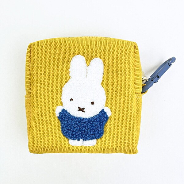 ミッフィー miffy ミニポーチ イエロー カラフルサガラ
