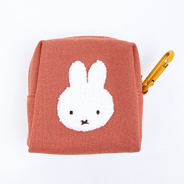 ミッフィー miffy ミニポーチ オレンジ カラフルサガラ