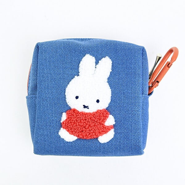 ミッフィー miffy ミニポーチ ブルー カラフルサガラ