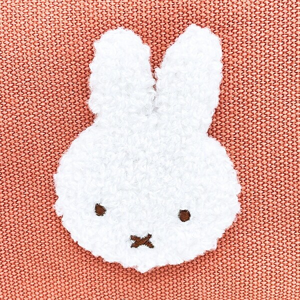 ミッフィー miffy Wファスナーポーチ オレンジ カラフルサガラ