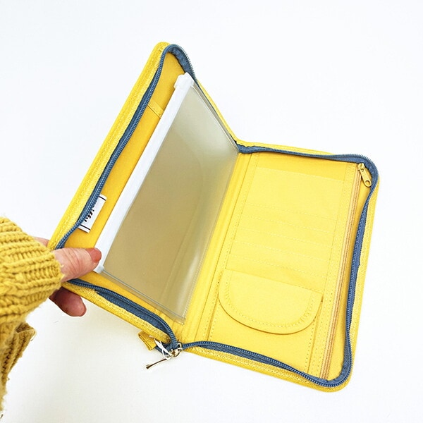 ミッフィー miffy フリーケース イエロー カラフルサガラ 母子手帳ケース