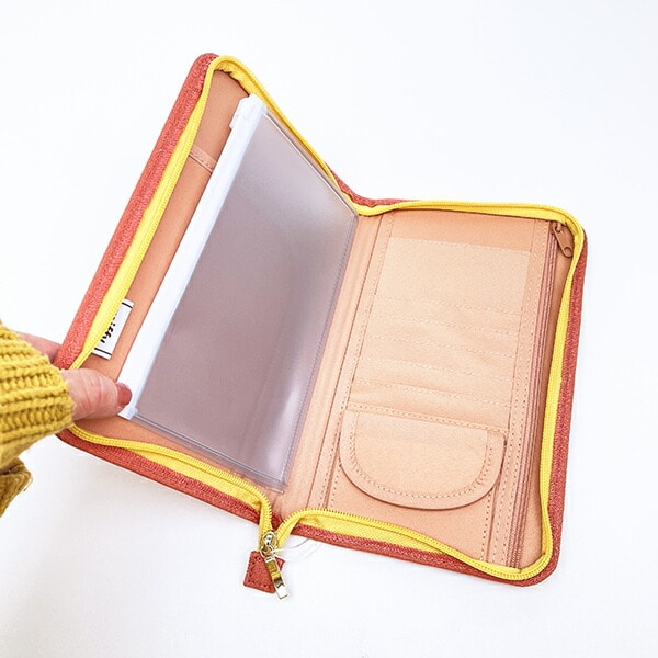 ミッフィー miffy フリーケース オレンジ カラフルサガラ 母子手帳ケース