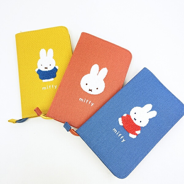 ミッフィー miffy フリーケース オレンジ カラフルサガラ 母子手帳ケース