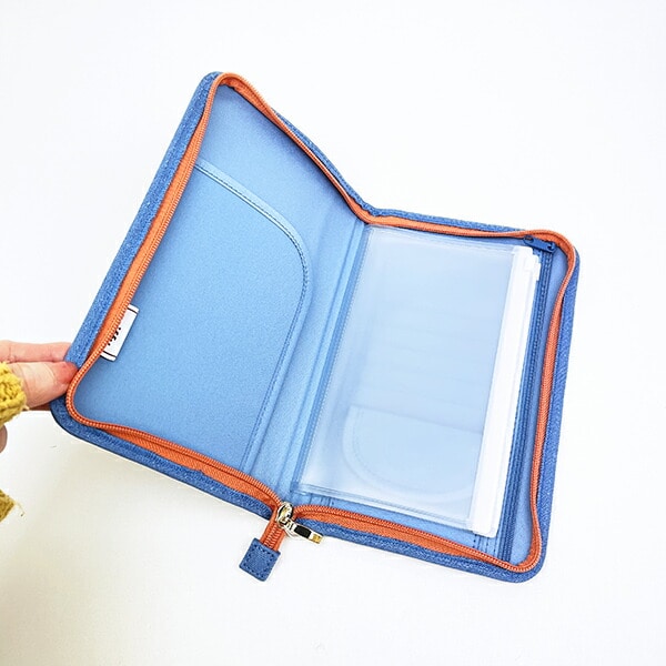 ミッフィー miffy フリーケース ブルー カラフルサガラ 母子手帳ケース