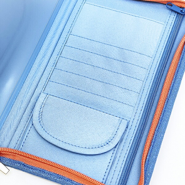 ミッフィー miffy フリーケース ブルー カラフルサガラ 母子手帳ケース