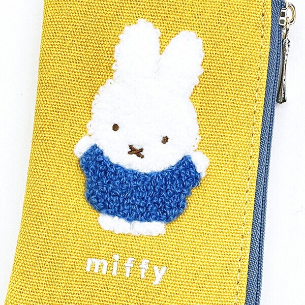 ミッフィー miffy キーパスポーチ イエロー カラフルサガラ 定期入れ