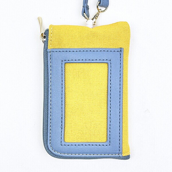 ミッフィー miffy キーパスポーチ イエロー カラフルサガラ 定期入れ