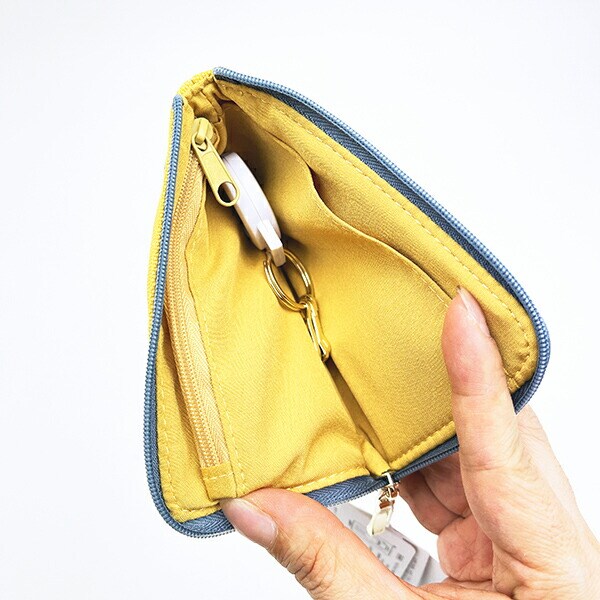 ミッフィー miffy キーパスポーチ イエロー カラフルサガラ 定期入れ